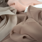 Whispering Breeze Crinkle Chiffon Hijab! Neutral Sand Beige