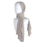 Whispering Breeze Crinkle Chiffon Hijab! Neutral Sand Beige