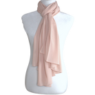 Whispering Breeze Crinkle Chiffon Hijab! Everyday Peach Blush