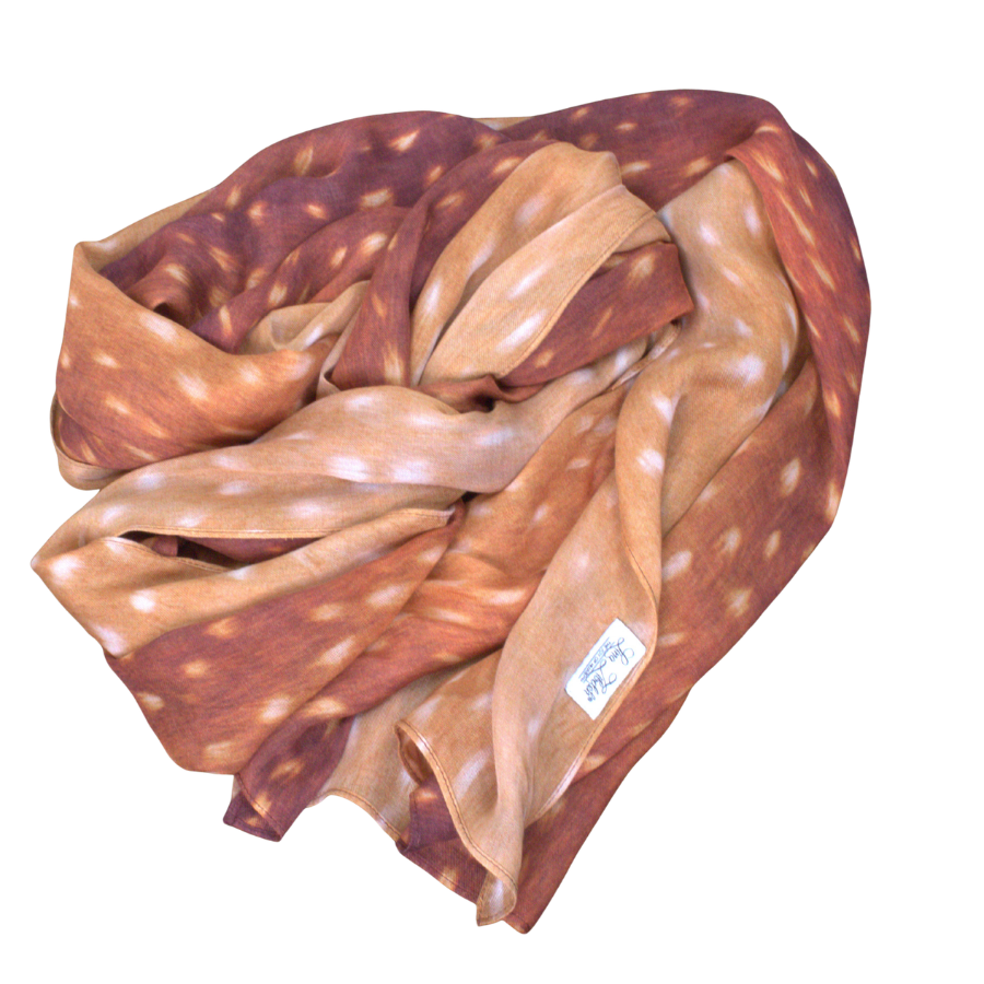 Savannah Glow Bamboo Modal Hijab – Large Leopard Print | Lina