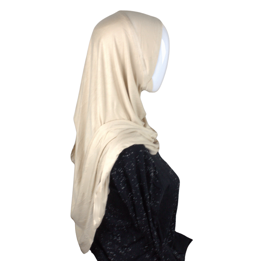 Instant hijab in everyday. This is made from premium Japanese jersey material and it's designed for ultimate comfort throughout the day | Lina Zibdeh