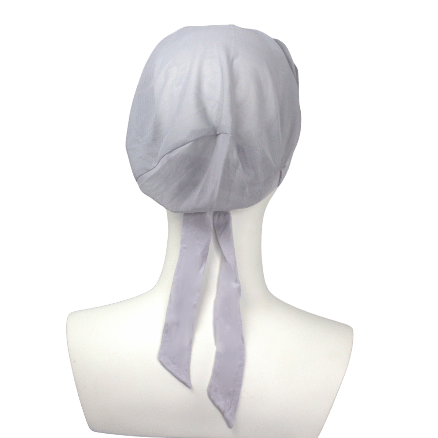 Breathable mesh under scarf hijab cap, tie-back style for a secure fit, perfect for office wear and daily use | Lina Zibdeh