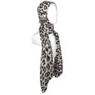 bamboo leopard printed hijab scarf premium quality, lightweight, moisture wicking and non-slip | Lina Zibdeh