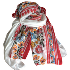 Luxury printed bamboo modal hijab, premium quality and best choice for hijabis who want airy, non-slip, weightless hijabs. Shop our collection | Lina Zibdeh