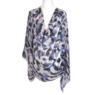 Comfortable, soft, and lightweight black leopard print bamboo hijab | Lina Zibdeh