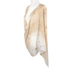 One of a kind hijab scarf print in mocha mousse colors, ideal neutral printed hijab for work and special occasions | Lina Zibdeh