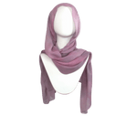 Premium breathable bamboo modal hijab in artistic dusty mauve and dusty pink. Watercolor bamboo modal hijab for the hot weather | Lina Zibdeh
