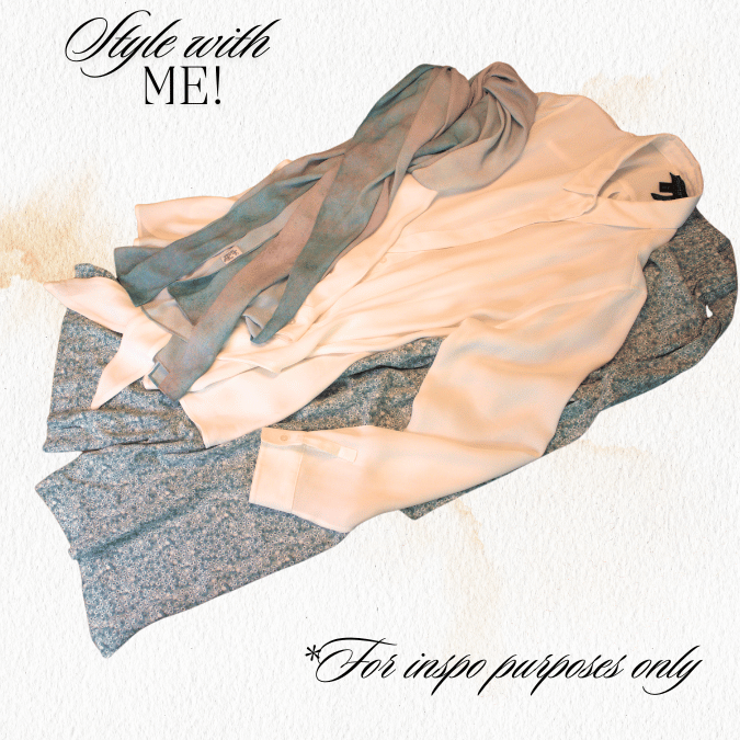 Style with me a teal blue pants with white top and our luxury maxi blue hijab | Lina Zibdeh