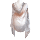 Front view Luxury printed bamboo modal hijab scarf made from 100% bamboo, lightweight, non slip hijab for everyday | Lina Zibdeh