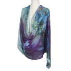 Lightweight chiffon hijab styled for formal occasions with flowing drape