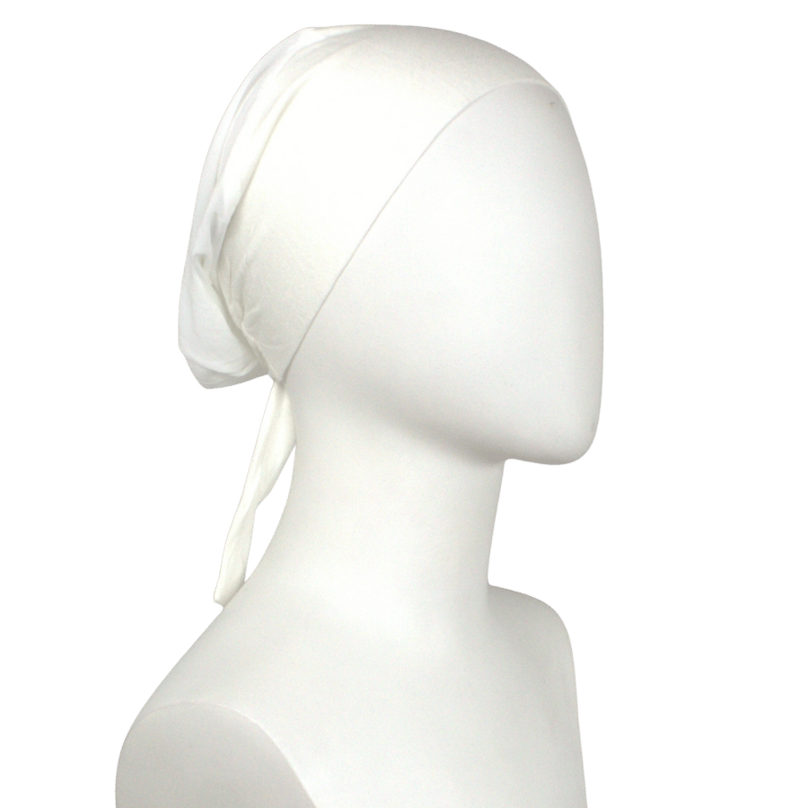 Breathable mesh tie-back hijab cap under scarf, lightweight and comfortable for hot weather and all-day wear, for all hair types | Lina Zibdeh