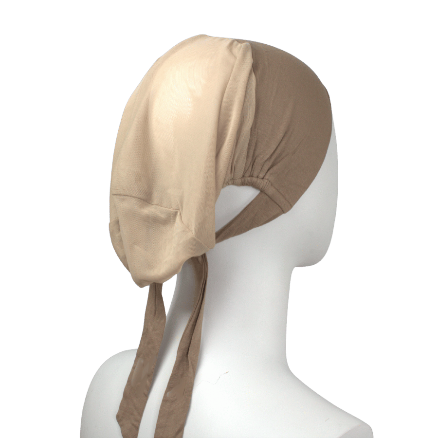 Premium Non-slip mesh tie-back hijab cap, heat-friendly and designed for muslim women and teenagers+ balancing work, sports, and comfort  Lina Zibdeh