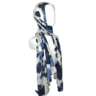 Comfortable all-day wear bamboo modal hijab in navy blue, Black and beige leopard print | Elegant non-slip breathable hijab scarf for work and outings | Lina Zibdeh