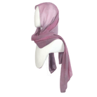 Non-slip breathable bamboo modal hijab in dusty mauve and dusty pink. Watercolor bamboo modal hijab for the hot weather | Lina Zibdeh
