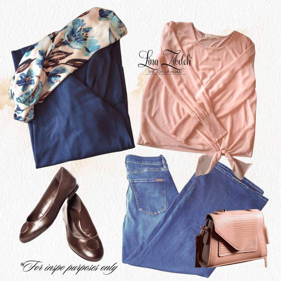 High end floral hijab outfit inspo | Lina Zibdeh