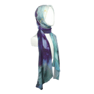 Side view of chiffon hijab drape showing soft, airy, non-slip texture