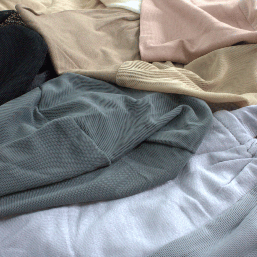 close-up of our tie-back mesh hijab caps, premium quality, breahtable and non-slip |Lina Zibdeh