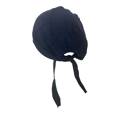 Picture of Hijab Navy Tie Back Bonnet - Turlu Fabric