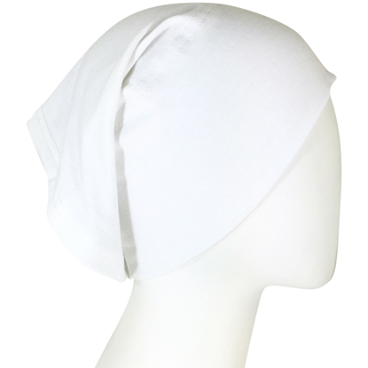 Picture of Hijab Poly-Cotton White Tube Undercap