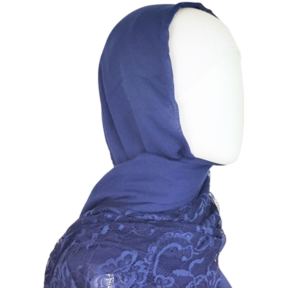 Picture of Hijab Side Seams Soft White Tube Undercap