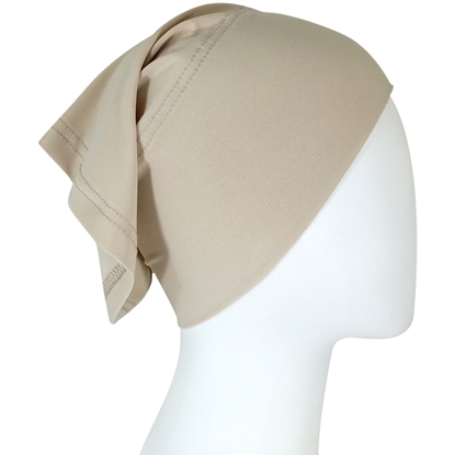 Picture of Hijab Beige Rayon Tube Undercap