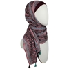 Picture of Cooling Patterned Sumac Red Stripes Hijab