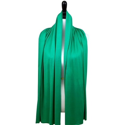 cotton jersey hijab green 