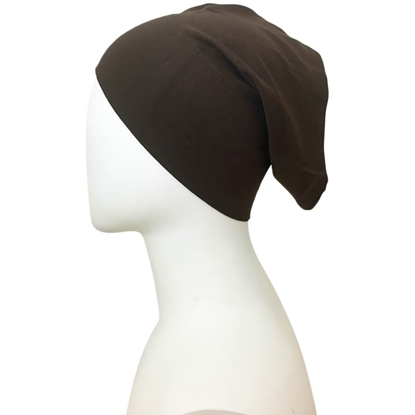 brown tube cap | hijab undercap