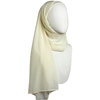 Picture of Basic Ivory Chiffon Hijab