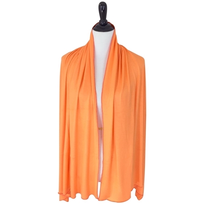 Picture of Orange Comfy Chic Cotton Jersey Hijab