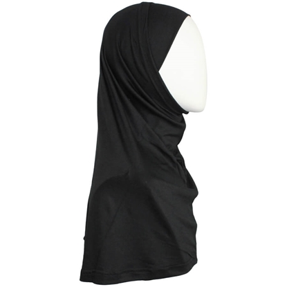 Picture of Black Cotton Jersey Two-Piece Amira - Medium  Size &  Longer Tube Cap