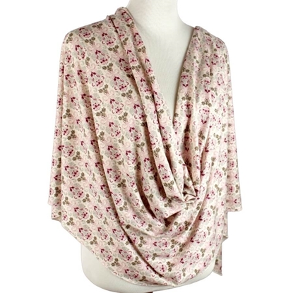 Picture of Fall Damask Patterned Jersey Hijab