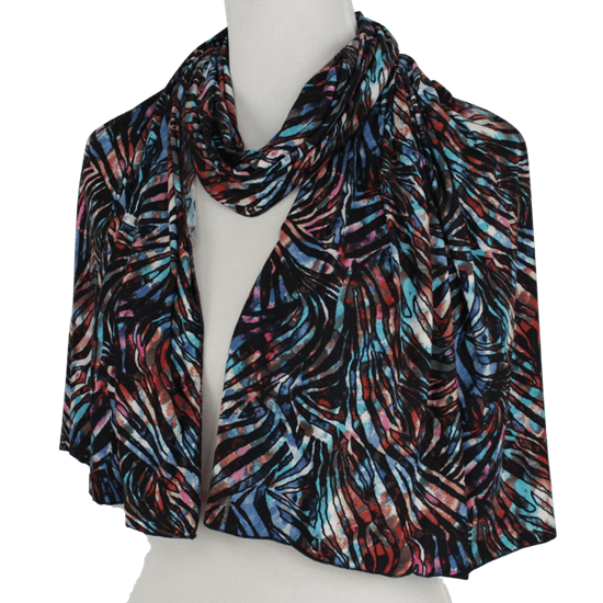 Picture of Velvety Patterned Jersey Hijab  - Limited Edition