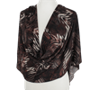 Picture of Elegance in Chocolote Brown Patterned Jersey Hijab!