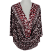 Picture of Elegance in Maroon  Patterned Jersey Hijab!