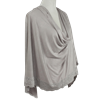Picture of Embellished Lace Bordered Kuwaiti Hijab - Grey-ish Neutral Hijab - NEW