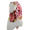 Picture of Summer Vibes Floral Abstract Smooth Patterned Jersey Hijab  - Soft & Cool "Zibde Feel" - NEW