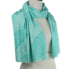 Picture of Aqua Green Patterned Jersey Hijab  - NEW