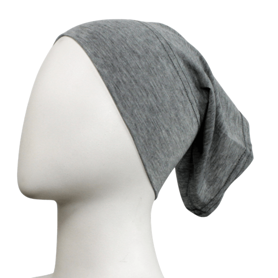 Picture of Light Heather Grey Poly-Cotton Tube Undercap