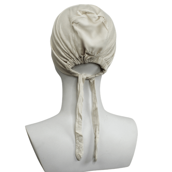 Picture of Off-White Tie-Back Hijab Cap - NEW