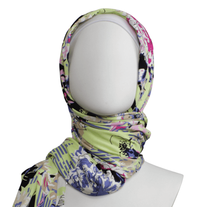 Picture of Boss Lady Patterned Jersey Hijab  - NEW