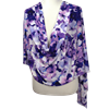 Picture of A Breath of Lilac Blossom Patterned Jersey Hijab  - NEW