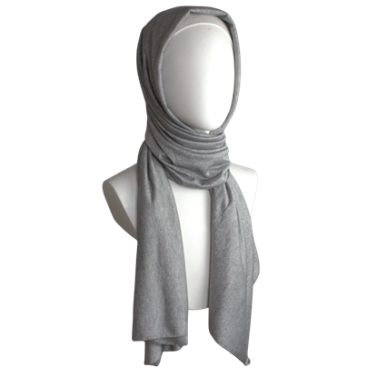 Picture of Grey Shimmer Jersey Wrap - regular size