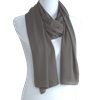 Picture of Whispering Breeze Crinkle Chiffon Hijab! Olive Brown Hijab