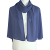 Picture of Whispering Breeze Crinkle Chiffon Hijab! Magical Blue
